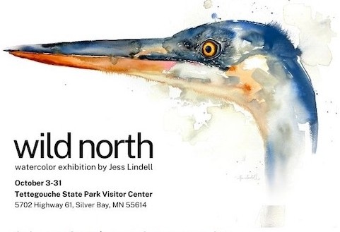 Jess Lindell is exhibiting her work at Tettegouche State Park this month.