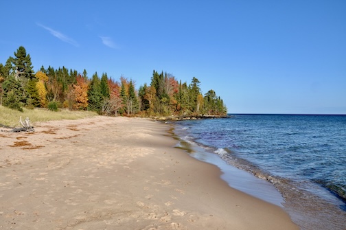 Lake Superior in Fall by Sandra Updyke.