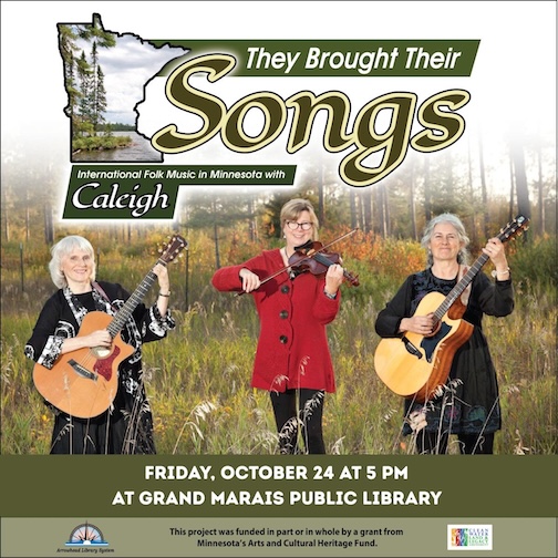 Caleigh will perform at the library from 5:-6:30 pm on Friday.