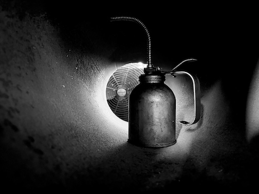 Oil can, Bill Bally Blacksmith & Welding Shop by Layne Kennedy.
