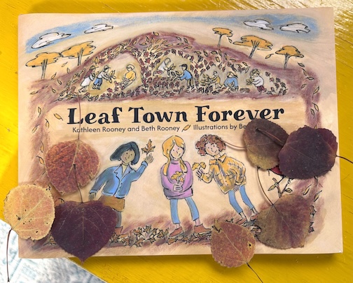 The cover of Betsy Bowen's new book,Leaf Town Forever. She will be doing a book signing at Drury Lane Books Oct. 18.book.