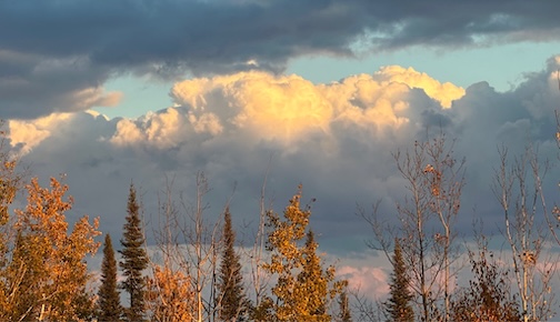 What an end to the day by Maryl Skinner.