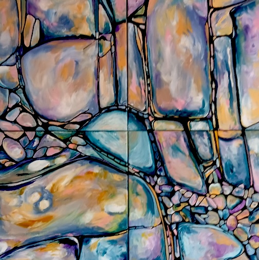 All the details, acrylic, byJayne Richards.