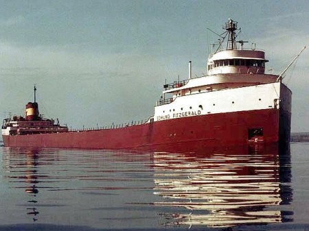 The Edmund Fitzgerald. Photo courtesy of the Grand Marais Public Library.