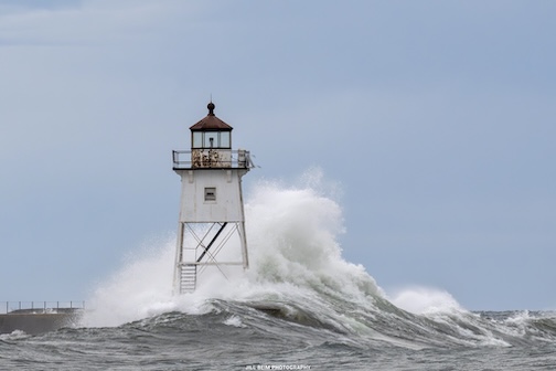 Lighthouse wave 1 by Jill Beim.