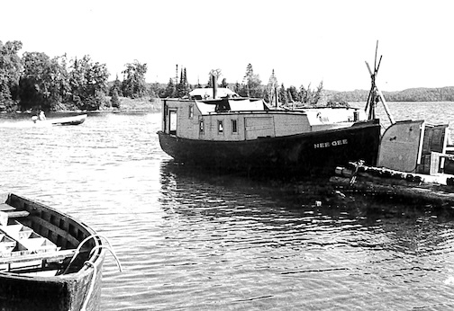 The Neegee, Aka fish tug, probably taken at Isle Royale She is nowo on display in the Rec Park Photo courtesy of DanHelmerson.