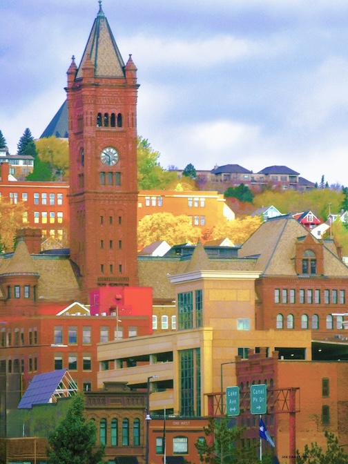 The last moments of Autumn in Duluth by Jan Swart.