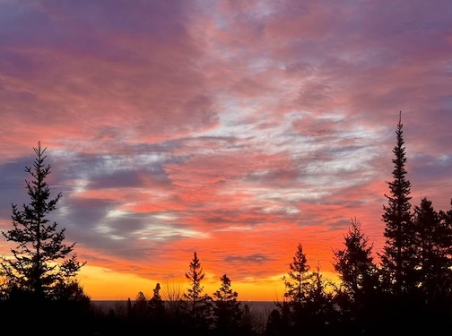 We;re getting up early by Janice Latz.