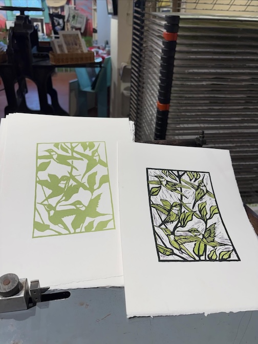 Color one for the Hummingbird edition by Betsy Bowen.