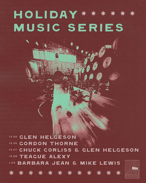 The Holiday usic Series will be heldl at the North Shore Winery.