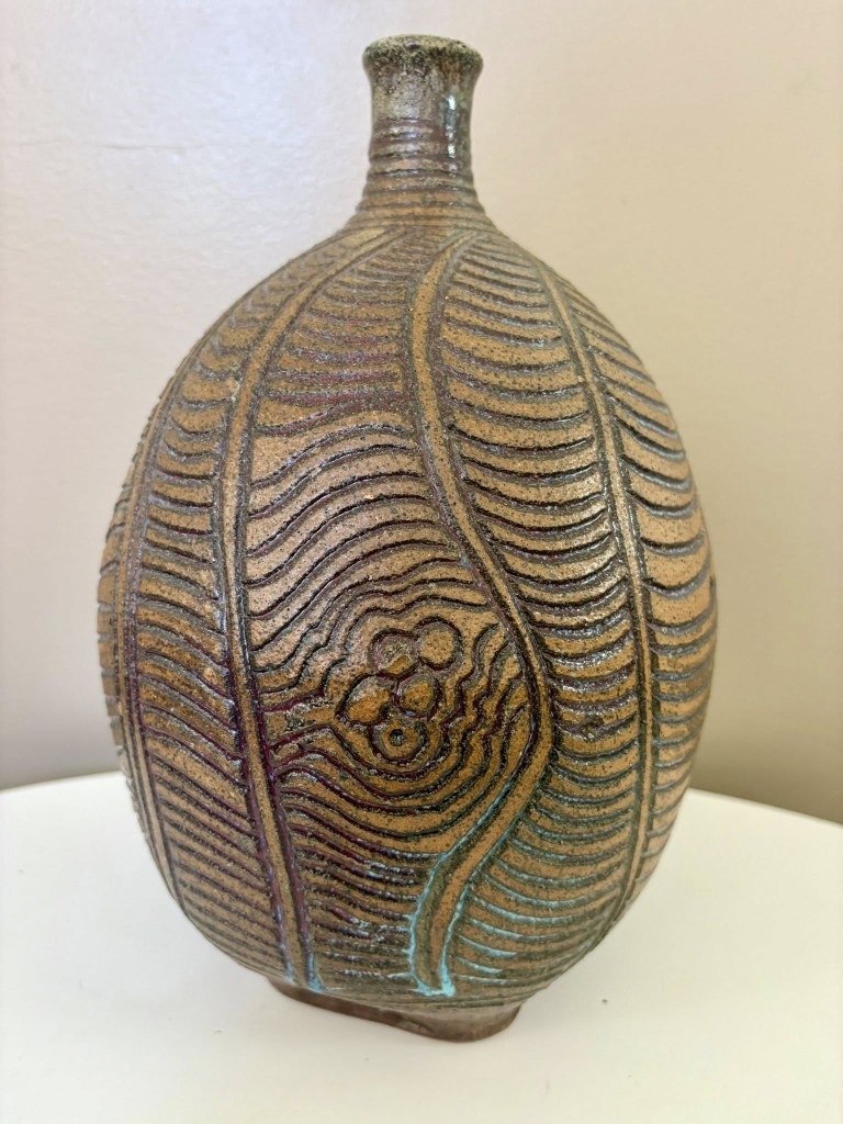 Stoneware Vase by Charles Counts.