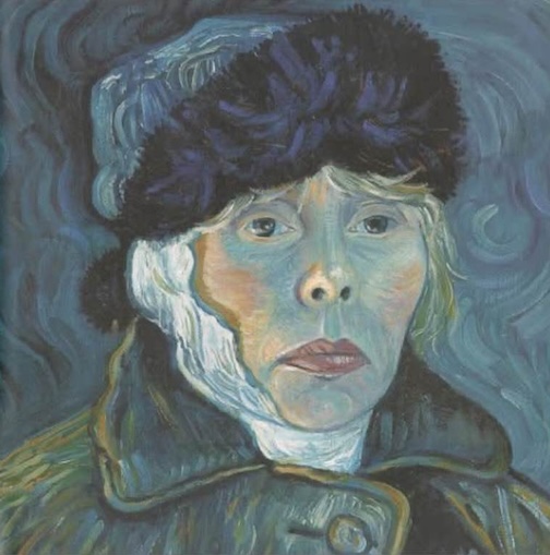 Turbulent Indigo, self-portrait, 1994, by Joni Mitchell.
