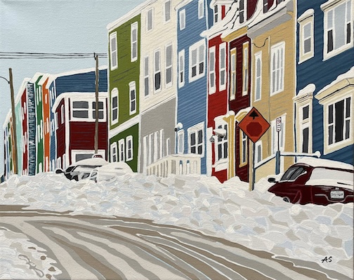 Untitled, acrylic, by Angela Medemblik Smylie.