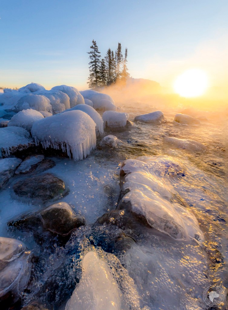 An icy day by Doug Cottrell.