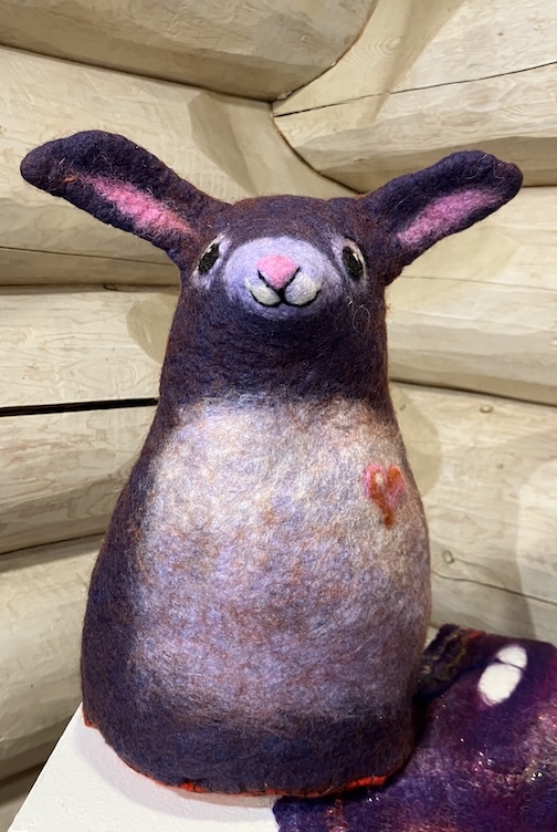 Love Bunny, wool, by Elise Kyllo.