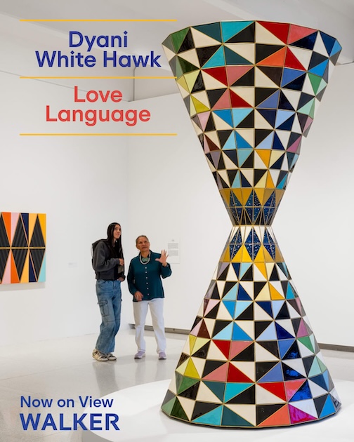 Love Language at the Walker with works y yani White Hawk.