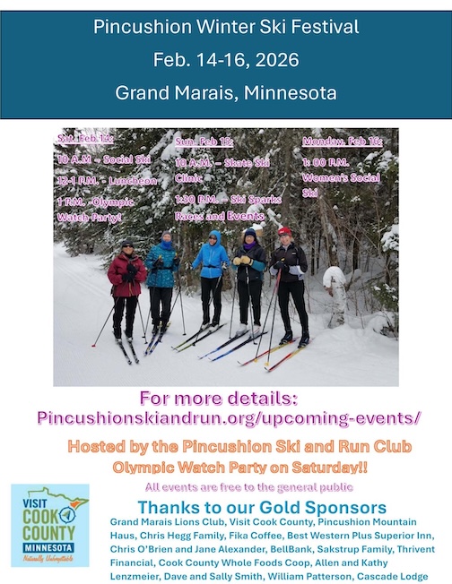 Pncushion Winter Festival is this weekend.