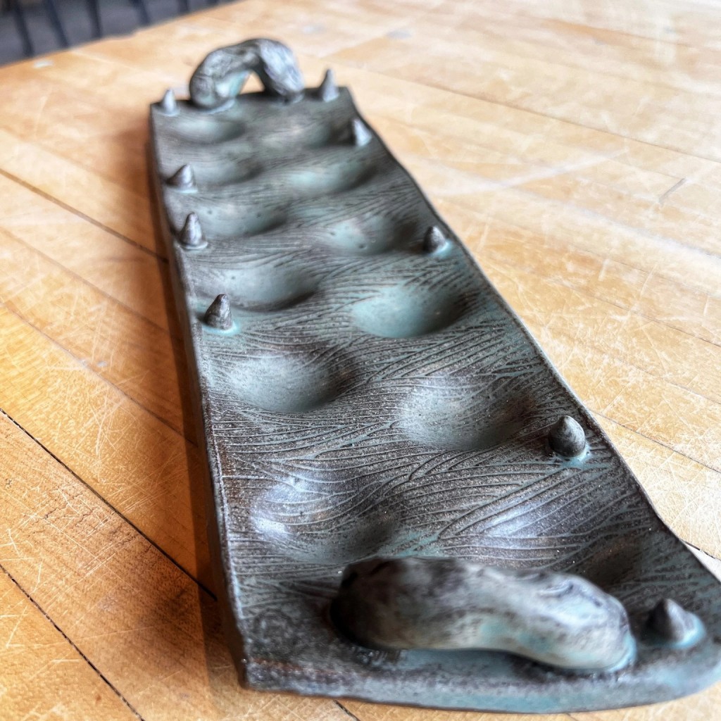 Deviled egg trays by Dame Eerrant Clay, Tara Block.