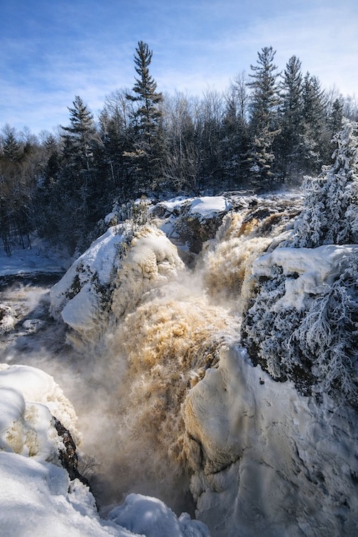 Gabbro Falls on the Black River by Michelle Lutke.