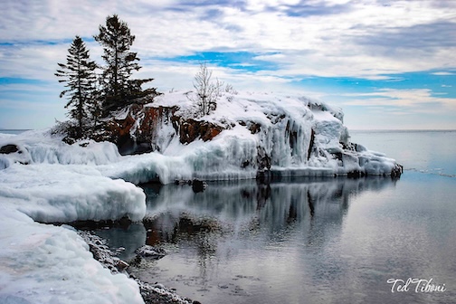 Hollow Rock wasn't hollow, today by Ted Tiboni.