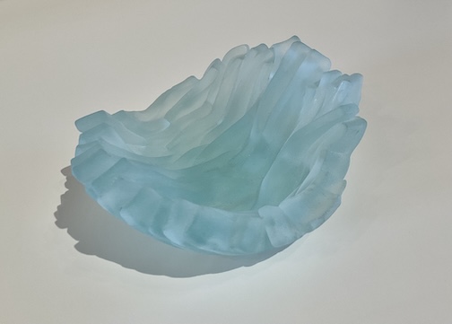 Ice (recycled glass), by Michael Tonder.