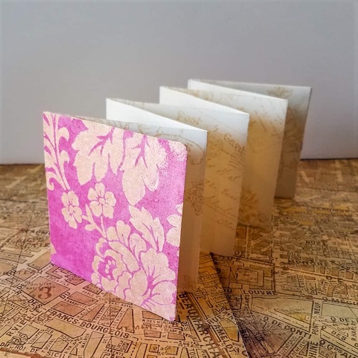 Make an accordion book at Joy and Company on Thursday. File photo.