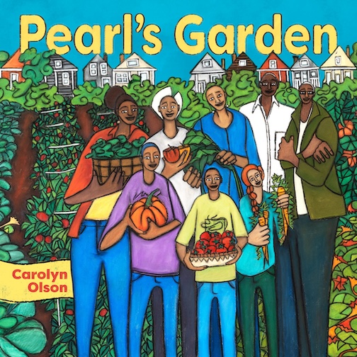 Pearl's Garden, a book by Carolyn Olson. The book launch is at Duluth Pottery on March 14.
