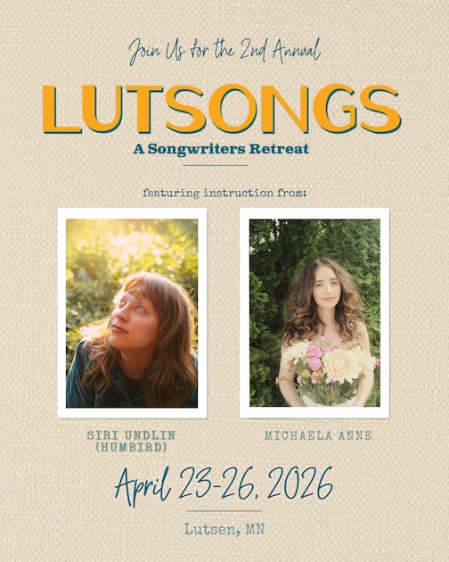 A scholarship is available to attend Lutsongs A Songwrtiers Retreat will be held jpg