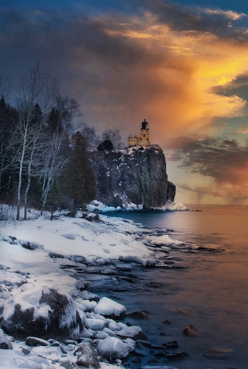 Split Rock Lighthouse by Keith Christensen.