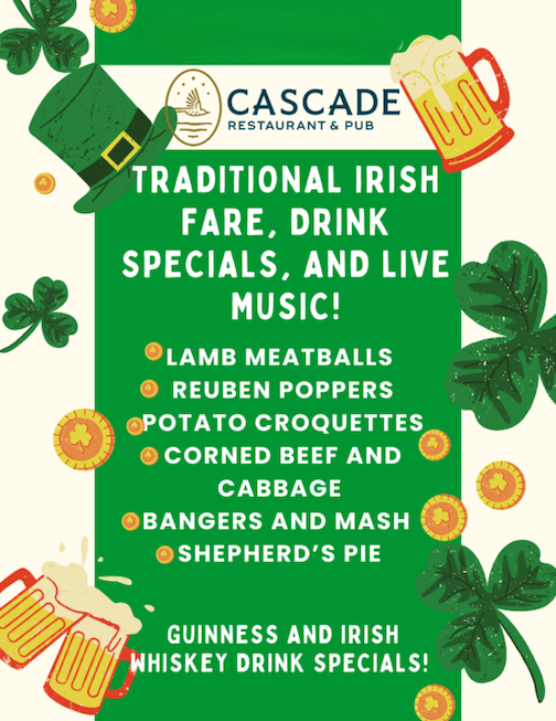 St. Patrick's Week at Cascade.