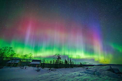 Sunday morning light show, Grand Portage, by Joseph Mastain.