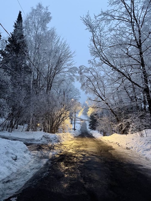 Winter Lighting by Cindy Hagley.