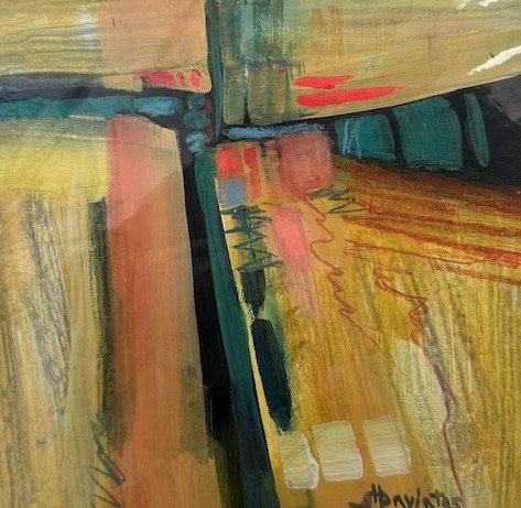 Fly Away, mixed media, by Sue Pavlatos.