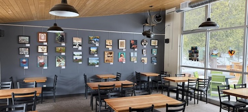" Art Is A Brew’n'" is at Cedar Coffee in Two Harbors.