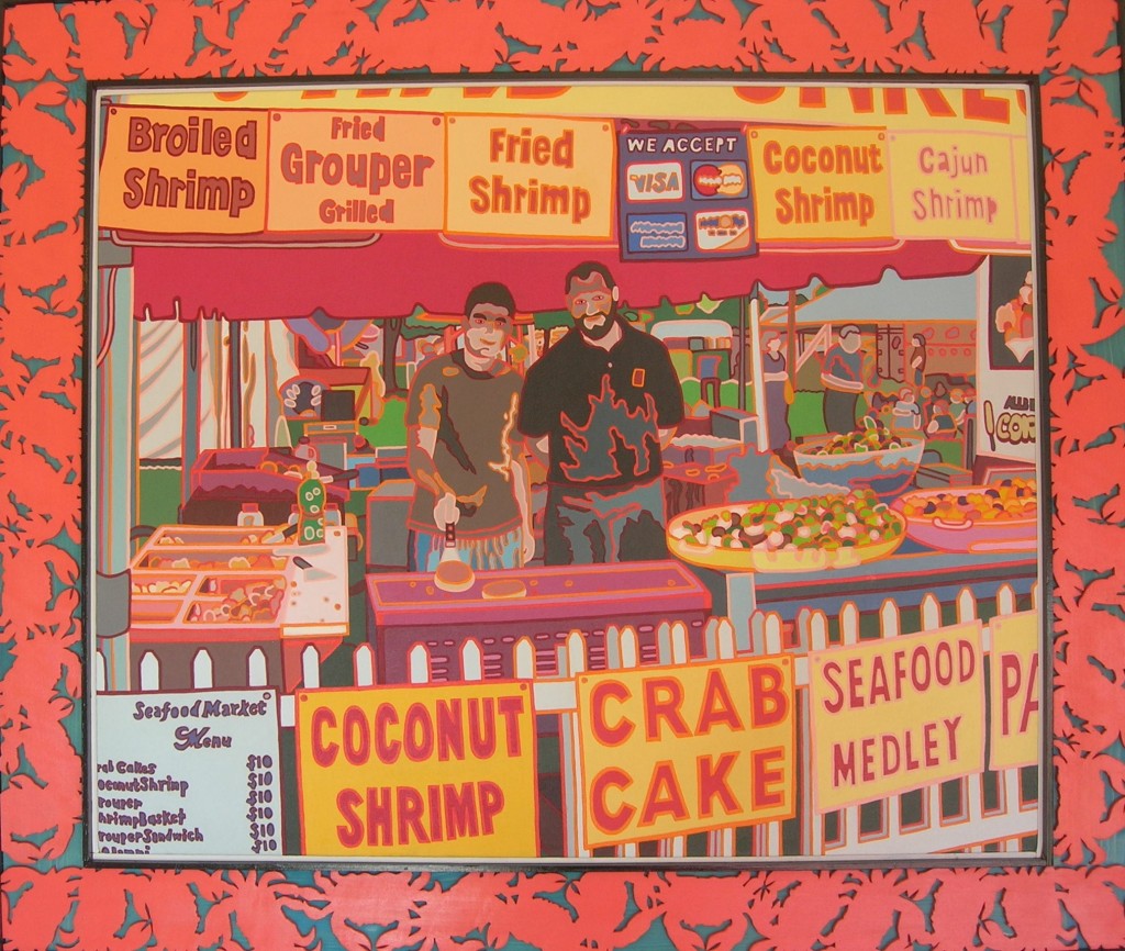 Painting by Steven Dahlstrom.