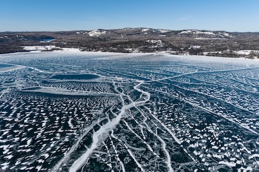 Slake Superior ice 4 by Travis Novitsky.