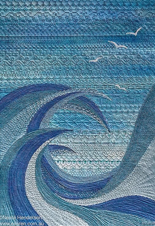 The Churning, quilt, 2014, Neroli Henderson.