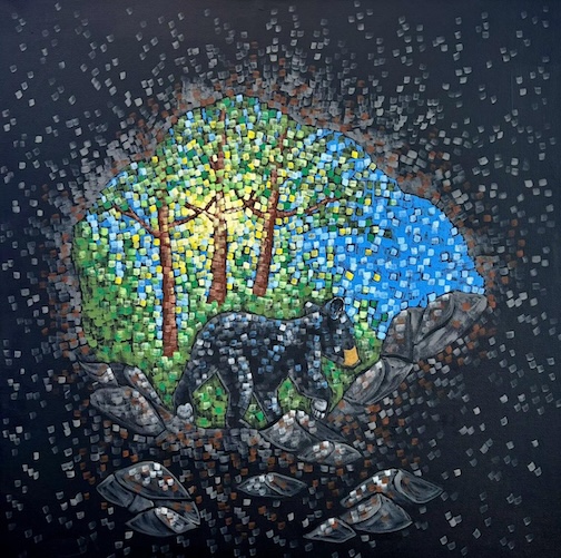 ‘Awaken, My Soul acrulic, by Aaron Kloss.