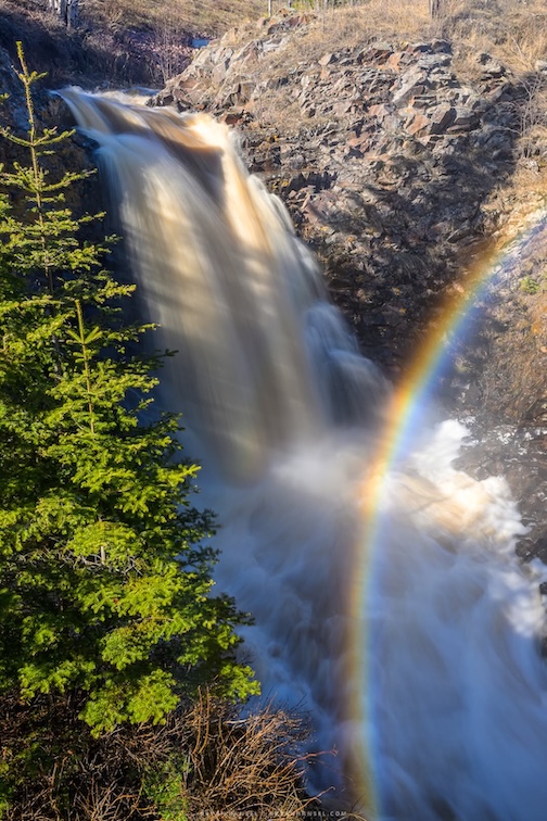 Rainbow at Fall River by Bryan Hansel.