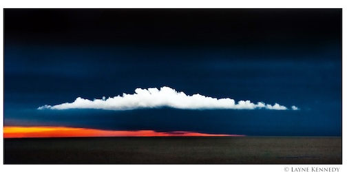 Storm clearing over Lake Superior by Layne Kennedy.