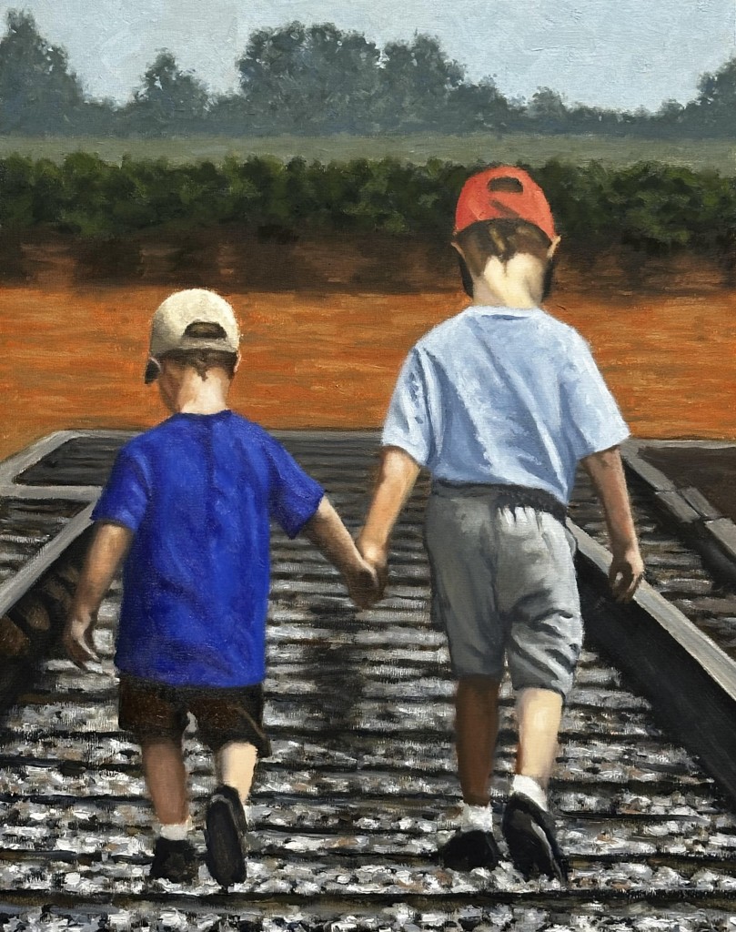 Where We Go, We Go Together oil, by TimVahle.