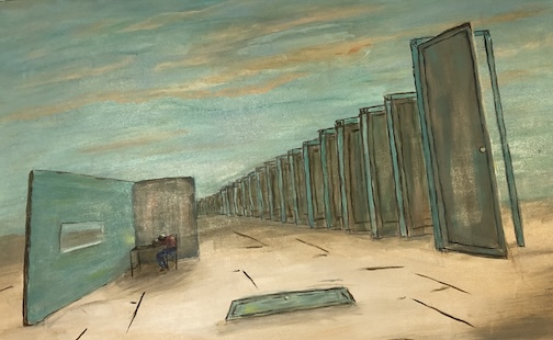 Winter of 2026. acrylic, by Salle Dawson.