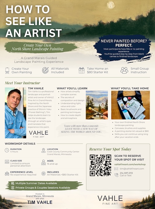 FLYER HOW TO SEE LIKE AN ARTIST - 1
