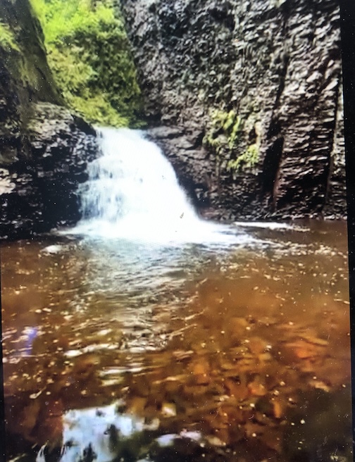 Kadunce waterfall by Chuck Olsen.