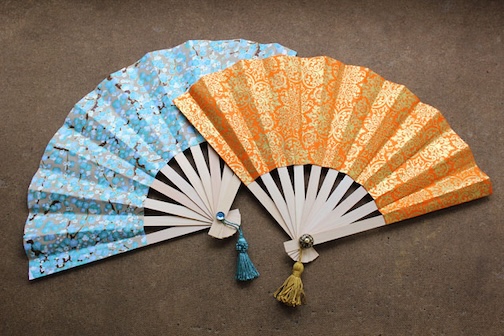 Make paper fans at Joy and Company this week.