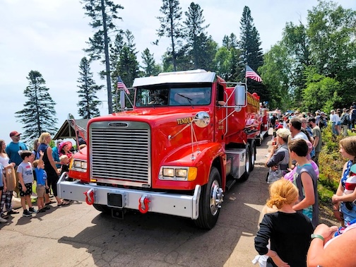The Tofte 4th of July Parade starts in downtown Tofte at 1 pm Saturday.