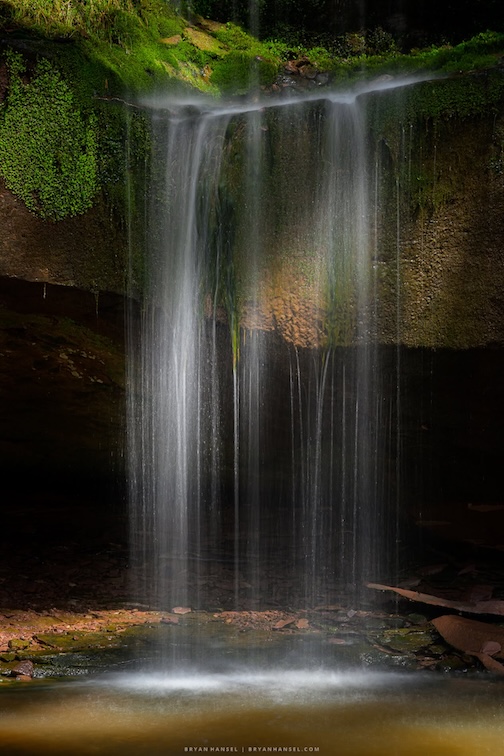 Waterfall in Wisconsin by Bryan Hansel.