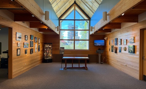 The split Rock Lighthouse exhibit continues sthrough this month.