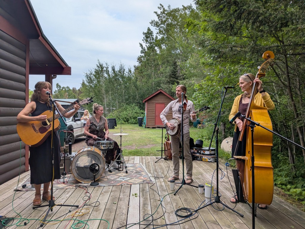 Cloverland played on the deck at WTIP last week, Listen here.