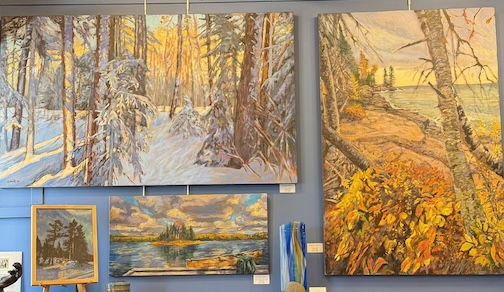 Dave Gilsvik has brought in new work at Sivertson Gallery.